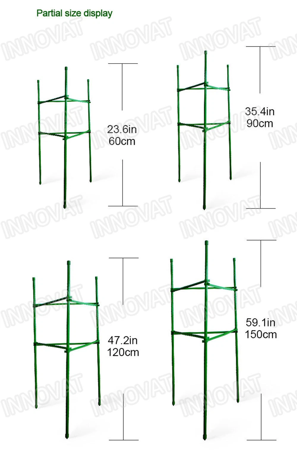 Tomato Growing Cage Plant Vertical Support Climbing Vegtables Grow Cage