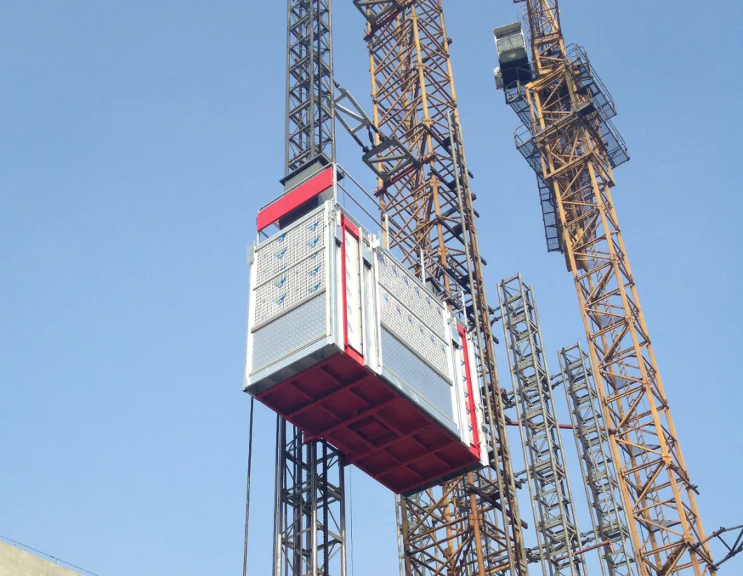 Ce Approved Anka Sc200/200 Construction Hoist / Building Hoist