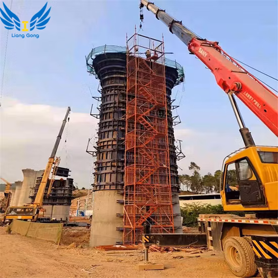 地下鉄トンネル建設用の頑丈な安全はしごケージ